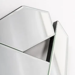 Viadurini Living Wandspiegel-110 cm geformter Wandspiegel aus Glas mit modernem Rahmen - Nirdo