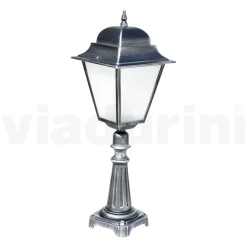 Viadurini Lighting Gartenlampion-85 cm hohe Außenlampe aus Glas und Aluminiumdruckguss - Alchemist