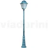Viadurini Lighting Gartenlampion-222 cm hohe Außenlampe aus Glas und Aluminiumdruckguss - Alchemist