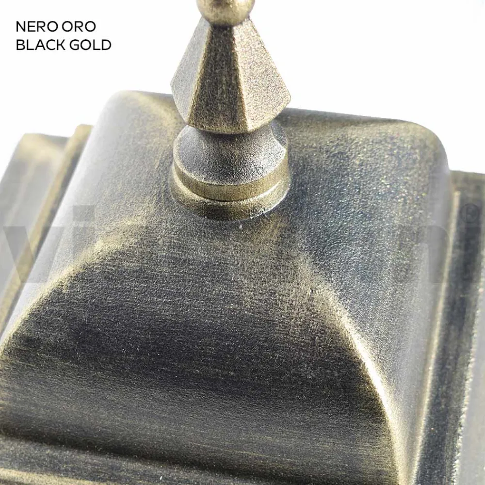 Viadurini Lighting Gartenlampion-222 cm hohe Außenlampe aus Glas und Aluminiumdruckguss - Alchemist