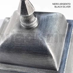 Viadurini Lighting Gartenlampion-252 cm hohe Außenlampe aus Glas und Aluminiumdruckguss - Alchemist