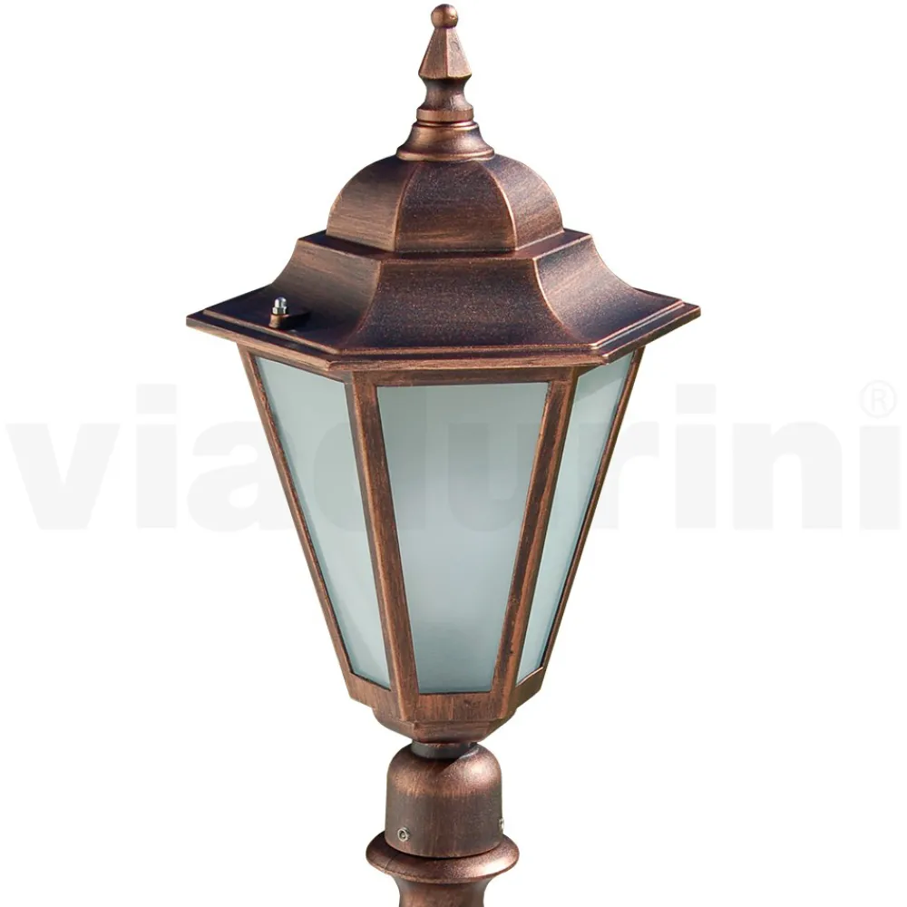 Viadurini Lighting Gartenlampion-79 cm hohe Gartenlampe aus Glas und 5 Aluminiumausführungen - Pinako