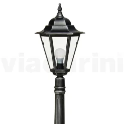 Viadurini Lighting Gartenlampion-154 cm hohe Gartenlampe aus Glas und 5 Aluminiumausführungen - Pinako