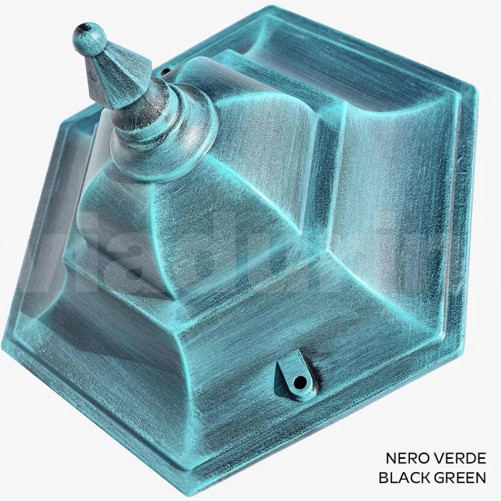 Viadurini Lighting Gartenlampion-154 cm hohe Gartenlampe aus Glas und 5 Aluminiumausführungen - Pinako