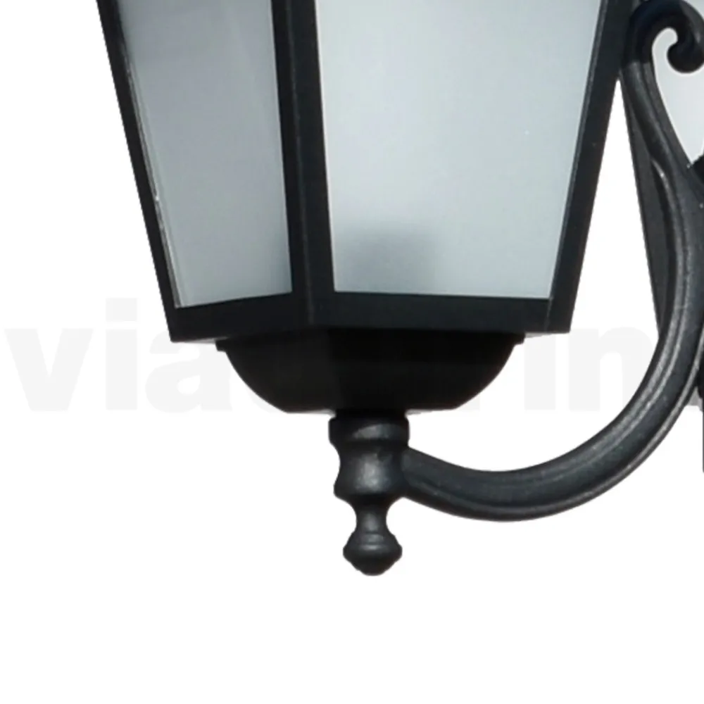 Viadurini Lighting Gartenlampion-208 cm hohe Gartenlampe aus anthrazitfarbenem Aluminium und sandgestrahltem Glas - Elric