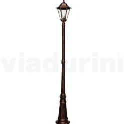 Viadurini Lighting Gartenlampion-215 cm hohe Gartenlampe aus Glas und 5 Aluminiumausführungen - Pinako