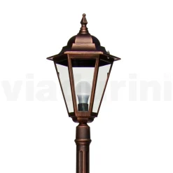 Viadurini Lighting Gartenlampion-215 cm hohe Gartenlampe aus Glas und 5 Aluminiumausführungen - Pinako