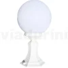 Viadurini Lighting Gartenlampion-47 cm hohe Straßenlaterne aus weißem Acryl und Aluminium, hergestellt in Italien - Trovabianco