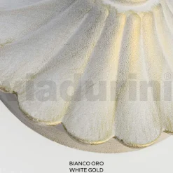 Viadurini Lighting Gartenlampion-47 cm hohe Straßenlaterne aus weißem Acryl und Aluminium, hergestellt in Italien - Trovabianco