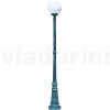 Viadurini Lighting Gartenlampion-208 cm hohe Straßenlaterne aus schwarzem Acryl und Aluminium, hergestellt in Italien - Trovanero