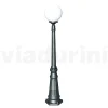 Viadurini Lighting Gartenlampion-145 cm hohe Straßenlaterne aus Acryl und anthrazitfarbenem Aluminium. Hergestellt in Italien - Trovaanthrazit
