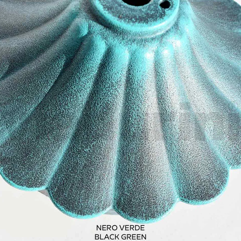 Viadurini Lighting Gartenlampion-110 cm hohe Straßenlaterne aus schwarzem Acryl und Aluminium, hergestellt in Italien - Trovanero