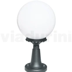 Viadurini Lighting Gartenlampion-47 cm hohe Straßenlaterne aus Acryl und anthrazitfarbenem Aluminium. Made in Italy - Trovaantracite