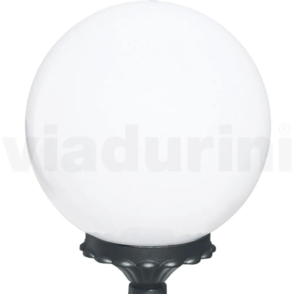 Viadurini Lighting Gartenlampion-47 cm hohe Straßenlaterne aus Acryl und anthrazitfarbenem Aluminium. Made in Italy - Trovaantracite