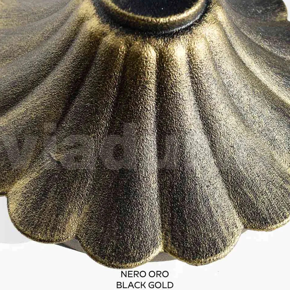 Viadurini Lighting Gartenlampion-172 cm hohe Straßenlaterne aus schwarzem Acryl und Aluminium Made in Italy - Trovanero