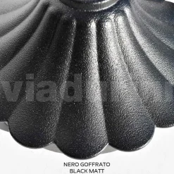 Viadurini Lighting Gartenlampion-230 cm hohe Straßenlaterne aus schwarzem Acryl und Aluminium, hergestellt in Italien - Trovanero