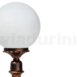 Viadurini Lighting Gartenlampion-69 cm hohe Straßenlaterne aus schwarzem Acryl und Aluminium, hergestellt in Italien - Trovanero