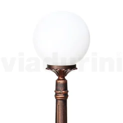 Viadurini Lighting Gartenlampion-145 cm hohe Straßenlaterne aus schwarzem Acryl und Aluminium, hergestellt in Italien - Trovanero