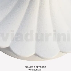 Viadurini Lighting Gartenlampion-110 cm hohe Straßenlaterne aus weißem Acryl und Aluminium, hergestellt in Italien - Trovabianco