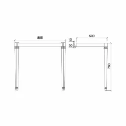 Viadurini Bathroom Vintage Waschbecken|Keramikwaschbecken-90 cm Vintage Badezimmerkonsole, weiße Keramik, mit Füßen Made in Italy - Nausica