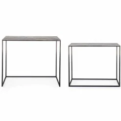 Viadurini Living Konsolentisch Flur-2 Consolle in Stahl Industriestil Modernes Design Homemotion - Sesam