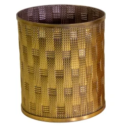 Viadurini Living Klassische Couchtische-2 Couchtische aus goldenem Metall mit Spiegelplatte - Cliff