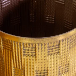 Viadurini Living Klassische Couchtische-2 Couchtische aus goldenem Metall mit Spiegelplatte - Cliff