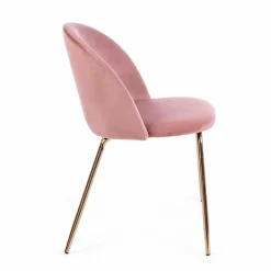 Viadurini Living Moderne Stühle-4 Designstühle aus Samt mit Stahlkonstruktion Homemotion - Dania