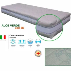 Viadurini Night Design Doppelbett Matratzen-3 Doppel-Matratze Bio