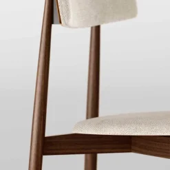 Viadurini Living Moderne Stühle-4 Esszimmerstühle aus massivem Eschenholz und Stoff, hergestellt in Italien – Sulu