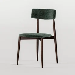 Viadurini Living Moderne Stühle-4 Esszimmerstühle aus massivem Eschenholz und Stoff, hergestellt in Italien – Sulu