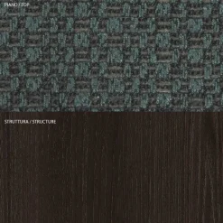 Viadurini Living Moderne Stühle-4 Esszimmerstühle aus massivem Eschenholz und Stoff, hergestellt in Italien – Sulu