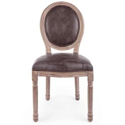 Viadurini Living Klassische Stühle-2 Esszimmerstühle im klassischen Design aus Polyester Homemotion - Dalida