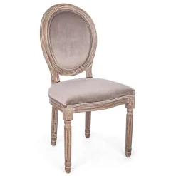 Viadurini Living Klassische Stühle-2 Esszimmerstühle im klassischen Design aus Polyester Homemotion - Dalida