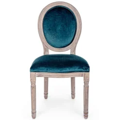 Viadurini Living Klassische Stühle-2 Esszimmerstühle im klassischen Design aus Polyester Homemotion - Dalida