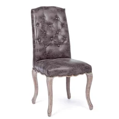 Viadurini Living Klassische Stühle-2 Esszimmerstühle mit gepolstertem und gepolstertem Sitz Homemotion - Mania