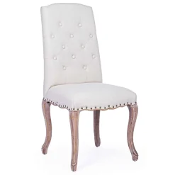 Viadurini Living Klassische Stühle-2 Esszimmerstühle mit gepolstertem und gepolstertem Sitz Homemotion - Mania