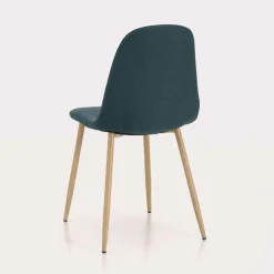 Viadurini Living Moderne Stühle-4 Esszimmerstühle mit Stoffsitz und Metallstruktur - Pampa