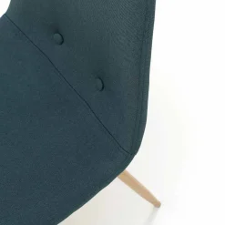 Viadurini Living Moderne Stühle-4 Esszimmerstühle mit Stoffsitz und Metallstruktur - Pampa