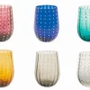 Viadurini Kitchen Gläser Set-12 farbige und moderne Glasgläser für wassereleganten Service - Persien