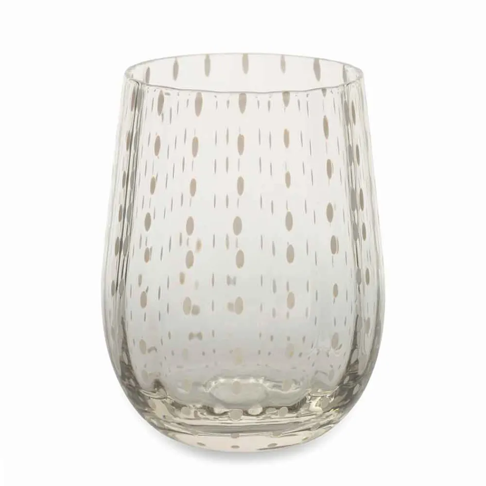 Viadurini Kitchen Gläser Set-12 farbige und moderne Glasgläser für wassereleganten Service - Persien