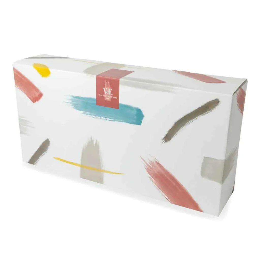 Viadurini Kitchen Gläser Set-12 farbige und moderne Glasgläser für wassereleganten Service - Persien