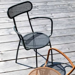 Viadurini in the Garden Metallsessel-4 Gartensessel aus Metall in verschiedenen Farben Made in Italy - Hedge