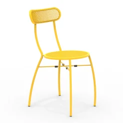 Viadurini in the Garden Gartenstühle Metall-4 Gartenstühle aus Metall in verschiedenen Farben Made in Italy - Hedge