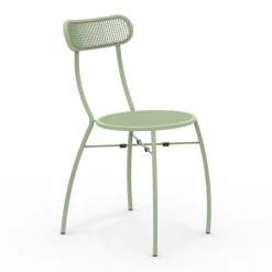 Viadurini in the Garden Gartenstühle Metall-4 Gartenstühle aus Metall in verschiedenen Farben Made in Italy - Hedge