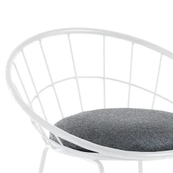 Viadurini Living Küchenhocker-2 gepolsterte Hocker und Stahlkonstruktion in verschiedenen Ausführungen – Torio