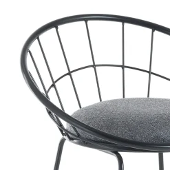 Viadurini Living Küchenhocker-2 gepolsterte Hocker und Stahlkonstruktion in verschiedenen Ausführungen – Torio