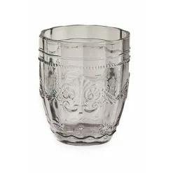 Viadurini Kitchen Gläser Set-12 Gläser 235 ml aus farbiger Glaspaste mit Arabesken-Dekor - Arabisch