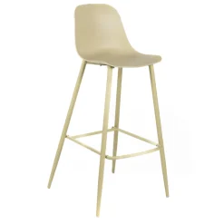 Viadurini Living Küchenhocker-2 Hocker aus Polypropylen und Metallstruktur mit Fußstütze - Engel