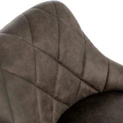 Viadurini Living Küchenhocker-2 Hocker mit Gaslift, Mikrofasersitz und Metallstruktur - Abbey